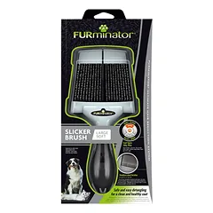 FURminator Large Soft dvipusis šepetys šunims ir katėms