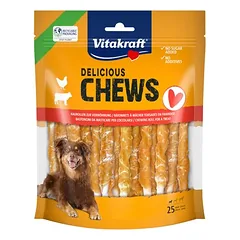 Vitakraft Delicious Chews kramtomieji vyniotiniai su vištiena S, skanėstai šunims, 50 - 79 g — 2 nuotrauka