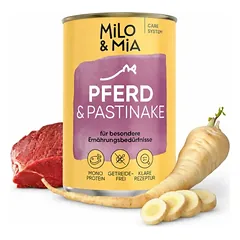 Milo & Mia Sensitive – Pferd & Pastinake – Monoprotein – Getreidefrei
