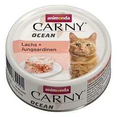 ANIMONDA Carny ocean sardinės lašiša 6 x 80g — 2 nuotrauka