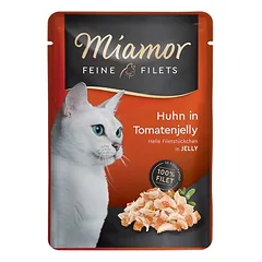 Miamor Feine Filets maišeliai, drėgnas maistas katėms 6 x 100 g — 5 nuotrauka
