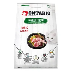 Ontario visavertis pašaras suaugusioms katėms Cat Sensitive, 2 kg — 3 nuotrauka