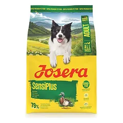 Josera SensiPlus sausas pašaras jautriems šunims su antiena, 3 kg