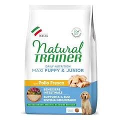 Natural Trainer Puppy & Junior Maxi mit Huhn