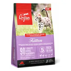 Orijen Kitten begrūdis sausas maistas kačiukams 340g 1.8kg