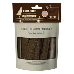 Escapure Premium arklio juostelės - mėsos skanėstai šunims, arklio juostelės jautriems šunims