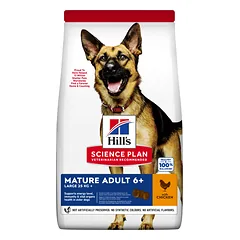 Hill’s Science Plan Large Breed Mature Senior Adult Sausas maistas vyresniems didelių veislių šunims (su vištiena) 14 kg