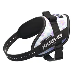 Julius - K9 IDC Powerharness Cartoon - šuns pakinktai su atspindinčiais elementais, gėlių dizainas - Mini - Mini, Mini-mini — 2 nuotrauka