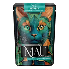 MAU Mus Sarna su violetine morkomis ir kalendra 85 g drėgna maistas katėms