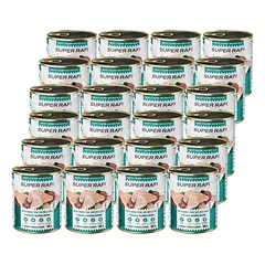 RAFI Super su perlinomis ir jautienos kepenimis 24x800g konservai šunims