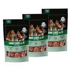 PetRepublic ėrienos kubelių skanėstas šunims 3x100g M