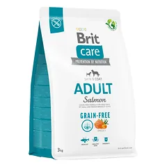 BRIT CARE Grain-free Adult Salmon 3kg 