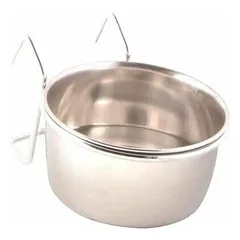 Trixie Bird Hanging Bowl with Holder Stainless Steel 150 ml, Ø 7 cm