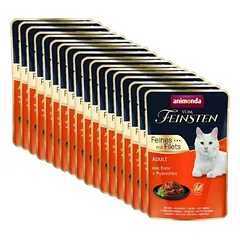 ANIMONDA Cat Vom Feinsten Adult ančių + kalakutienos filė 18x85g paketėlis