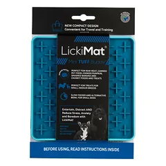LickiMat Mini Tuff Buddy - laižymo kilimėlis mažiems šunims, kryžiaus raštas