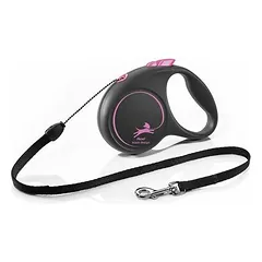 flexi black design S Cord 5m pink parduotuvėje 1petshop.lt