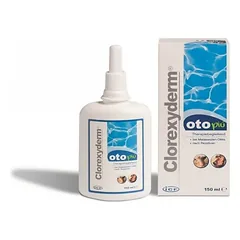 Clorexyderm OTO Piu antiseptinis ausų valiklis chlorheksidinu šunims ir katėms 150 ml