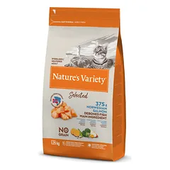 Nature’s Variety NO GRAIN STERILIZED (lašiša) 1,25 kg