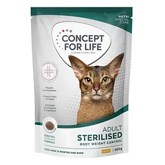 Concept for Life Sterilised Cats su vištiena, sausas maistas katėms, > 10 kg — 2 nuotrauka