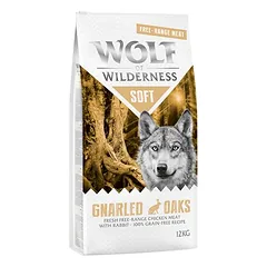 Wolf of Wilderness "Soft - Gnarled Oaks" su laisvai auginta vištiena ir triušiena – begrūdis sausas maistas šunims, < 1,4 kg — 2 nuotrauka