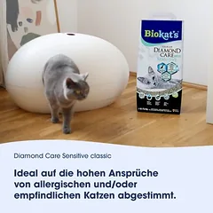 Biokat's Diamond Care Sensitive Classic kraikas katėms, Ekonominė pakuotė: 2 x 6 l — 4 nuotrauka