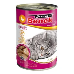 Super Benek KOT be grūdų gabaliukai su ančių padažu 415 g