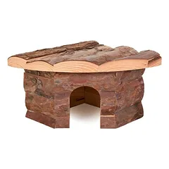 Trixie Jesper Corner House medinė kampinė namelis žiurkėnams ir pelėms, 22x10x15 cm