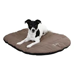 Kerbl Pet kelioninė pagalvė su užvalkalu Traveller, pilkšvai ruda, L 85 x B 65 x H 3 cm — 3 nuotrauka