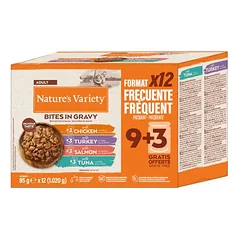 2 x Nature's Variety Bites in Soße zum Sonderpreis!