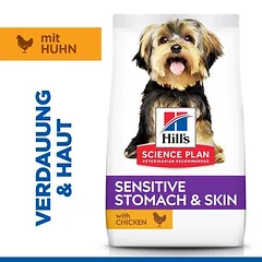 Hill's Science Plan Sensitive Stomach & Skin Adult 1+ Small & Mini su vištiena, sausas maistas šunims, 5 - 9,9 kg — 3 nuotrauka