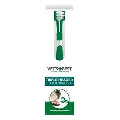 Vets Best Triple-headed toothbrush for dogs