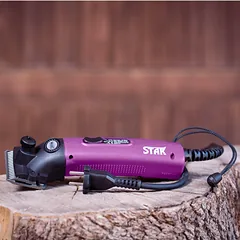 Wahl Star Horse Pink Clipper 45W - aukštos kokybės, laidinis kirpimo aparatas arkliams ir galvijams kirpti, rožinis, Różowy — 2 nuotrauka