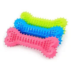 Guminis žaislas šunims - kaulas kramtyti 14cm