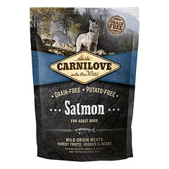 Carnilove Salmon For Adult begrūdis sausas maistas šunims su lašiša, 1.5 kg