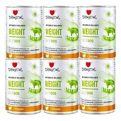 Disugual drėgnas šunų maistas Veterinary WEIGHT kalakutas (suaugusiems) 6x400g