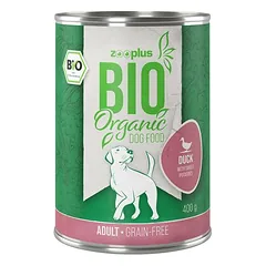 Purizon zooplus Bio Adult su antiena ir saldžiosiomis bulvėmis, drėgnas maistas šunims