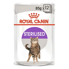 ROYAL CANIN Cat Sterilised konservai drebučiuose 12 x 85 g