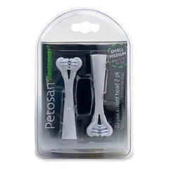 Petosan Silentpower keičiami dantų šepetėlio antgaliai šunims iki 15 kg, S/M, 2 vnt.