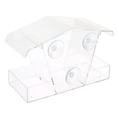 TIAKI paukščių lesyklėlė ant lango, L 15 x B 11 x H 23 cm — 3 nuotrauka