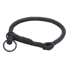 Beeztees Hundehalsband Parinca Premium rund Nylon schwarz