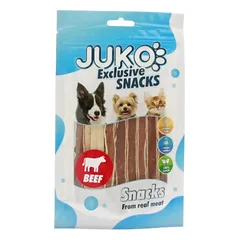 Juko skanėstas jautienos ir žuvies sumuštinis 70g, 70 g parduotuvėje petbaze.lt