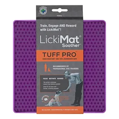 LickiMat Tuff Soother Pro - laižymo kilimėlis šunims ir katėms, treniruočių kilimėlis, Zielony / Twarda — 4 nuotrauka