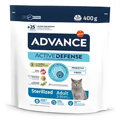 Advance Sterilized Adult Sausas maistas sterilizuotoms suaugusioms katėms su kalakutiena ir miežiais
