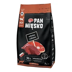 Pan Mięsko Cat Rind mit Hirsch Medium
