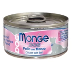 Monge Natural konservai su vištiena ir jautiena šunims - Pet24