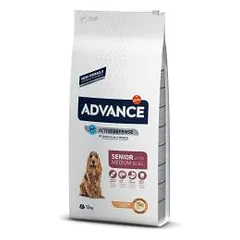 Advance Medium Senior sausas maistas vidutinių veislių, vyresnio amžiaus šunims,12 kg