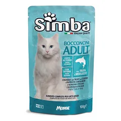 Simba konservuotas pašaras katėms su upėtakiu ir menke 100g