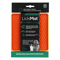 LickiMat Mini Tuff Soother - laižymo kilimėlis mažiems šunims, su iškilusiu raštu