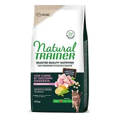 Natural Trainer Selected Quality Nutrition Sterilised su kalakutiena, sausas maistas katėms — 2 nuotrauka