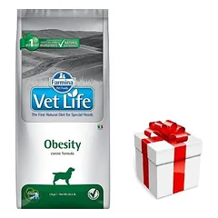FARMINA Vet Life Dog Obesity 12kg + STAIGMENA ŠUNIUI